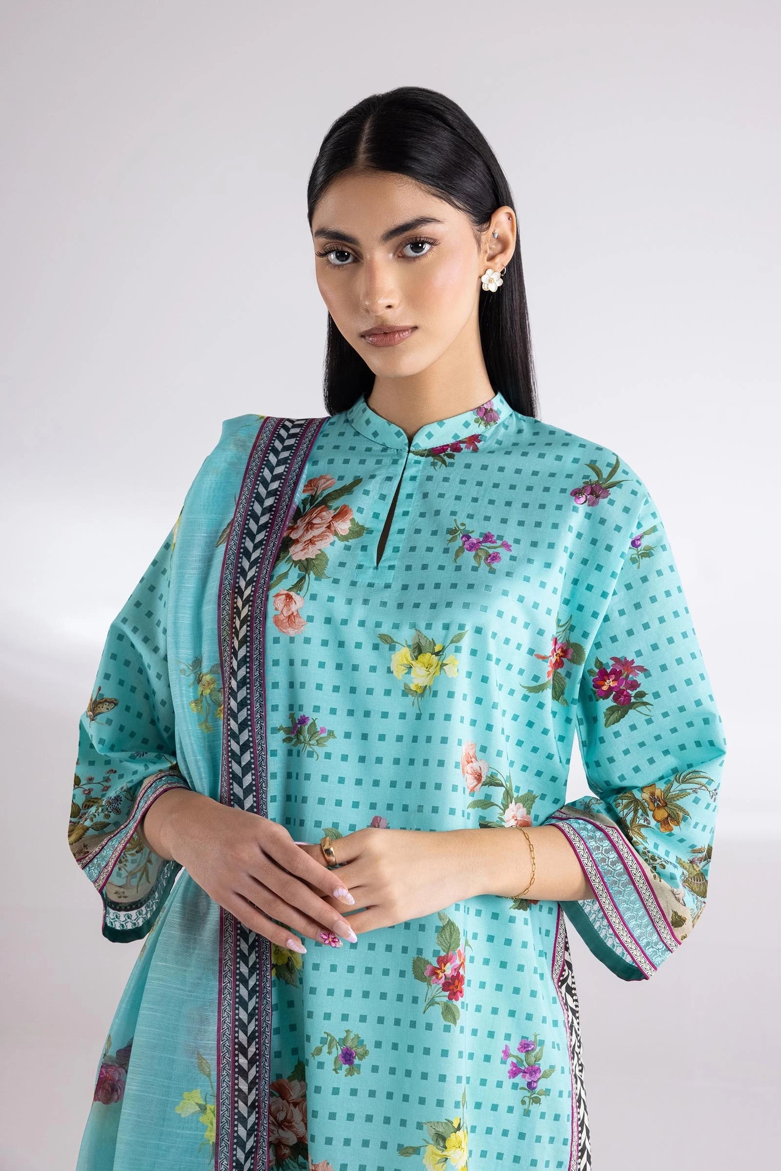 Stitched Mahay Lawn Shirt Dupatta Sana Safinaz stitched-mahay-lawn-shirt-dupatta-sana-safinaz