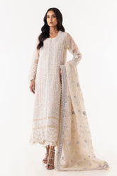 Stitched Embriodered Shirt+Culotte+Dupatta