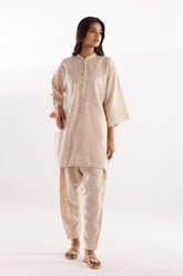 Stitched Dyed Khaddar Shirt + Shalwar