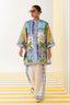 Stitched Printed Slub Shirt + Shalwar