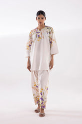 Stitched Printed Jacquard Shirt + Shalwar