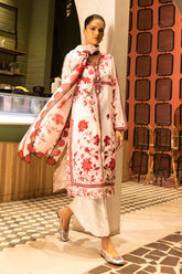 Stitched Printed Dobby Shirt + Dupatta