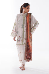 Stitched Linen Muzlin Suit