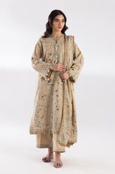 Stitched Embroidered Khaddar Suit