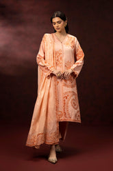 Stitched Embroidered Khaddar Suit