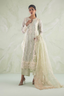 Stitched Embroidered Net Suit