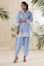 Stitched Cotton Slub Embroidered Set