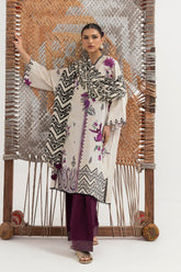 Unstitched 3 Piece Linen Suit