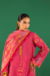 Unstitched 3 Piece Lawn Suit