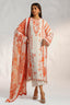 Unstitched 3 Piece Lawn Suit