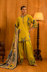 Stitched Embroidered Muzlin Suit