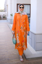 Unstitched Muzlin Lawn 3 Piece Suit