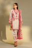 Unstitched Embroidered 3 Piece Muzlin Suit