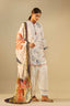 Unstitched Embroidered 3 Piece Muzlin Suit