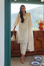 Unstitched Embroidered 3 Piece Muzlin Suit