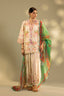 Unstitched Embroidered 3 Piece Muzlin Suit