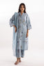 Stitched Embroidered Slub Lawn Shirt + Culotte