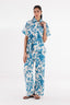 Printed Slub Shirt + Culotte