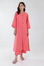 Stitched Calypso Coral Printed Shirt + Culotte