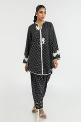 Stitched Basic Lawn Shirt + Skinny Shalwar