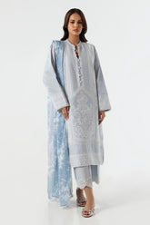 Stitched Basic Lawn Shirt + Culotte