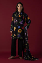 Stitched Floral Printed Shirt