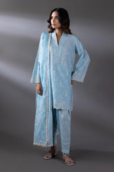 Stitched Essential Shirt + Bottom + Dupatta