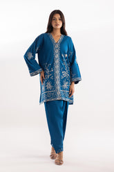Stitched Embroidered Lawn Shirt + Shalwar