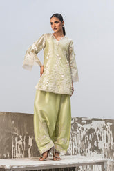 Stitched Luxury Embroidered Shirt + Bottom