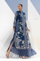 Stitched Luxury Embroidered Raw Silk Shirt + Dupatta