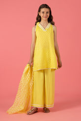 Stitched Kids Embroidered Lawn Suit