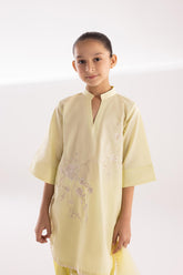 Stitched Kids Embroidered Shirt + Shalwar + Dupatta