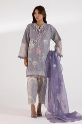 Stitched Luxury Lawn Suit