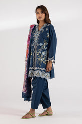 Stitched Luxury Lawn Suit