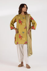 Stitched Mahay Lawn Shirt + Dupatta