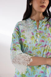 Stitched Muzlin Lawn Suit