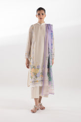 Stitched Muzlin Lawn Suit