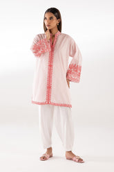 Stitched Lawn Embroidered Shirt