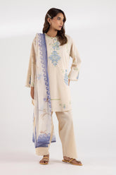 Stitched Embroidered Lawn Shirt