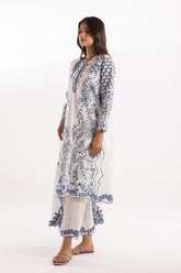 Stitched Lawn Embroidered Shirt