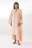 Stitched Embroidered Raw Silk Shirt + Culotte