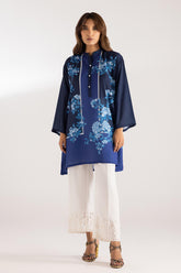 Stitched Printed Crepe Shirt