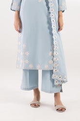 Stitched Embroidered Lawn Culotte