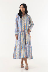 Stitched Dobby Dress