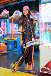 Stitched Printed Lawn Shirt + Shalwar