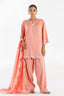 Stitched Embroidered Linen Suit
