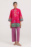Stitched Printed Lawn Shirt+ Culotte