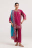 Stitched Embroidered Muzlin Lawn Suit