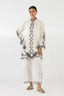 Stitched Embroidered Stripe Zuri Shirt+ Culotte