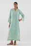 Stitched Embroidered Raw Silk Shirt+ Culotte